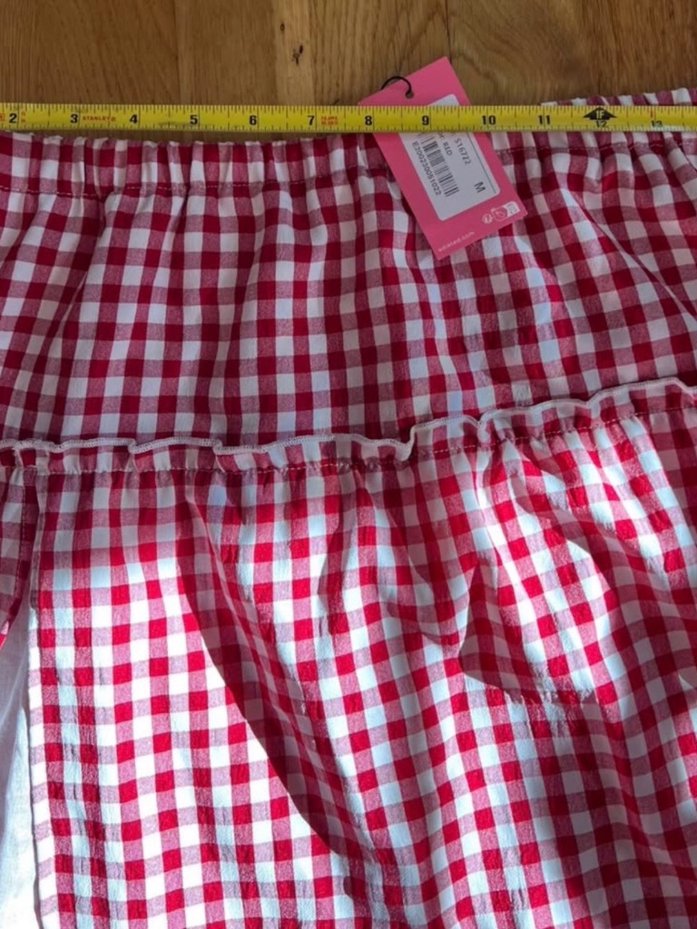 New with Tags Red Gingham Tiered Maxi Skirt
EDIKTED Size Medium - Picture 7 of 8